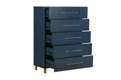 Mor Furniture Dressers & Chests|Argento Chest In Navy Blue