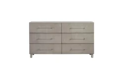 Mor Furniture Bedroom Sets|Argento Panel Bed, Dresser, Mirror & Nightstand In Misty Gray, Full