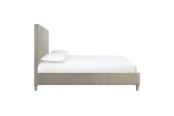 Mor Furniture Beds|Argento Panel Bed In Navy Blue, Full