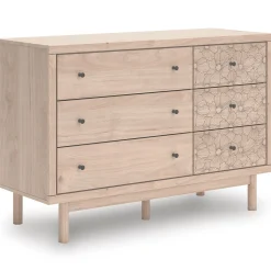 Mor Furniture Dressers & Chests|Arloster 6 Drawer Dresser In Tan