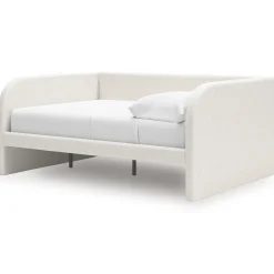 Mor Furniture Kids Beds & Bunk Beds|Arloster Upholstered Daybed In Tan/White, Twin