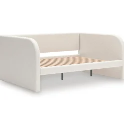 Mor Furniture Kids Beds & Bunk Beds|Arloster Upholstered Daybed In Tan/White, Twin