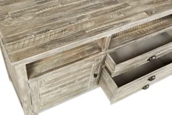 Mor Furniture Media Consoles & Hutches|Tv Stands|Artisans Media Console In Oak, 50 Inch