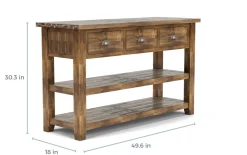 Mor Furniture Sofa & End Tables|Artisans Sofa Table In Gray