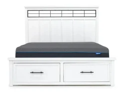 Mor Furniture Storage Beds|Beds|Ashbryn Storage Bed In White, Queen