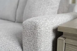 Mor Furniture Sectionals|Ashfield Tux Sofa Chaise Sectional In Ashfield Granite, Right Facing