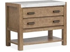 Mor Furniture Nightstands|Aspen Valley 2 Drawer Nightstand In Black