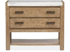 Mor Furniture Nightstands|Aspen Valley 2 Drawer Nightstand In Black