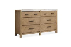 Mor Furniture Bedroom Sets|Aspen Valley Panel Bed, Dresser, Mirror & Nightstand In Sierra Brown, Queen