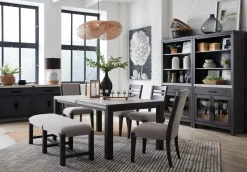Mor Furniture Dining Chairs|Aspen Valley Side Chair In Ravenwood Black