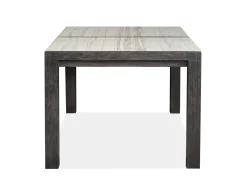 Mor Furniture Seating For 6|Dining Room Sets|Aspen Valley Stone Top Dining Table, 4 Chairs & Bench In Sierra Brown