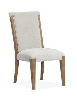 Mor Furniture Seating For 6|Dining Room Sets|Aspen Valley Stone Top Dining Table & 6 Chairs In Sierra Brown