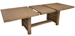 Mor Furniture Seating For 6|Dining Room Sets|Aspen Valley Trestle Dining Table & 6 Chairs In Ravenwood Black