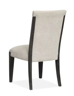 Mor Furniture Seating For 6|Dining Room Sets|Aspen Valley Trestle Dining Table & 6 Chairs In Ravenwood Black