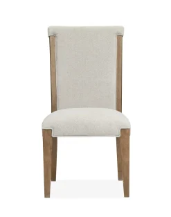 Mor Furniture Dining Room Sets|Aspen Valley Trestle Dining Table, 4 Chairs & 2 Upholstered Chairs In Ravenwood Black
