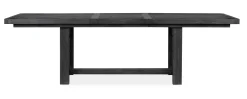 Mor Furniture Seating For 6|Dining Room Sets|Aspen Valley Trestle Dining Table, 4 Chairs & Bench In Sierra Brown