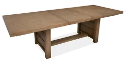 Mor Furniture Dining Tables|Aspen Valley Trestle Dining Table In Sierra Brown
