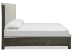 Mor Furniture Upholstered Beds|Beds|Aspen Valley Upholstered Panel Bed In Sierra Brown, Queen