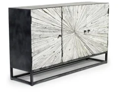 Mor Furniture Tv Stands|Astral 3 Door Accent Cabinet In Gray