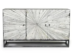 Mor Furniture Tv Stands|Astral 3 Door Accent Cabinet In Gray