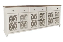 Mor Furniture Media Consoles & Hutches|Tv Stands|Aurora 6 Door Console In White