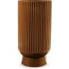 Mor Furniture Vases|Avalyah Short Indoor/Outdoor Planter Vase In Burnt Umber