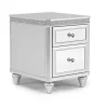 Mor Furniture Sofa & End Tables|Avril Chairside Table In Silver