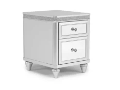 Mor Furniture Sofa & End Tables|Avril Chairside Table In Silver