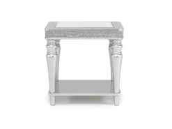 Mor Furniture Sofa & End Tables|Avril End Table In Silver