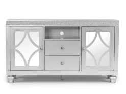 Mor Furniture Media Consoles & Hutches|Tv Stands|Avril Media Console In Silver, 70 Inch