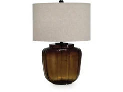 Mor Furniture Shop All Lighting & Lamps|Office Lighting|Bainmore Table Lamp In Amber
