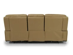 Mor Furniture Reclining Sofas|Sofas|Banks 3 Power Sofa In Chesapeake Charcoal Leather