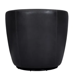 Mor Furniture Chairs|Barolo Leather Swivel Club Chair In Caramel