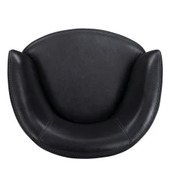 Mor Furniture Chairs|Barolo Leather Swivel Club Chair In Caramel