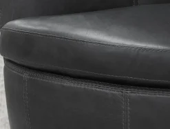 Mor Furniture Chairs|Barolo Leather Swivel Club Chair In Caramel