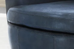 Mor Furniture Chairs|Barolo Leather Swivel Club Chair In Caramel