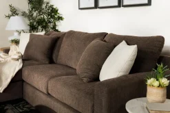 Mor Furniture Sofas|Barrett Reversible Sofa Chaise In Fisk Smoke