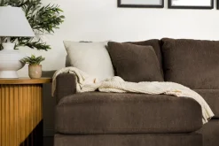 Mor Furniture Sofas|Barrett Reversible Sofa Chaise In Fisk Smoke