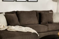 Mor Furniture Sofas|Barrett Reversible Sofa Chaise In Fisk Smoke