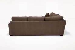 Mor Furniture Sectionals|Barrett Tux Sofa Chaise Sectional In Fisk Smoke, Right Facing