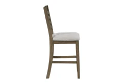 Mor Furniture Seating For 6|Dining Room Sets|Barry Counter Height Dining Table, 4 Stools & Bench In Light Brown