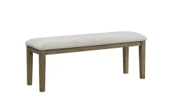 Mor Furniture Dining Room Sets|Seating For 6|Barry Dining Table, 4 Chairs & Bench In Light Brown