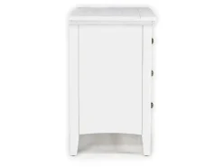 Mor Furniture Nightstands|Bay Creek 3 Drawer Nightstand In Light Gray