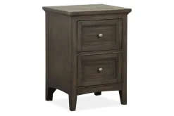 Mor Furniture Nightstands|Bay Creek 3 Drawer Nightstand In Light Gray