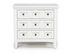 Mor Furniture Nightstands|Bay Creek 3 Drawer Nightstand In Light Gray