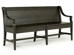 Mor Furniture Dining Benches|Bay Creek Bench W/ Storage In Light Gray