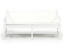 Mor Furniture Dining Benches|Bay Creek Bench W/ Storage In Light Gray