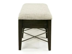Mor Furniture Dining Benches|Bay Creek Bench W/ Storage In Light Gray