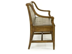 Mor Furniture Dining Benches|Bay Creek Bench W/ Storage In Light Gray