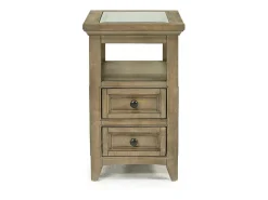 Mor Furniture Sofa & End Tables|Bay Creek Chairside Table In Graphite